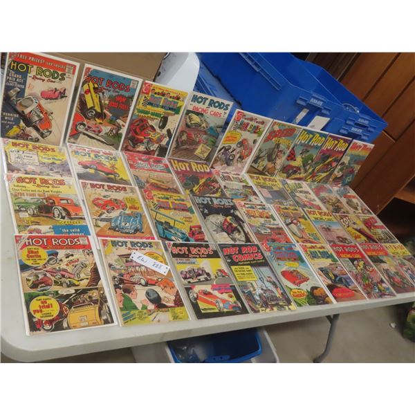 36 Hot Rods and Racing Cars Comics, Hot Rods and Speedway, 10¢