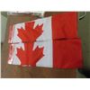 Image 3 : 2 New Canada Flags, 24" x 36", Smaller Flag, and Right-Handed Spalding Glove