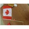 Image 5 : 2 New Canada Flags, 24" x 36", Smaller Flag, and Right-Handed Spalding Glove