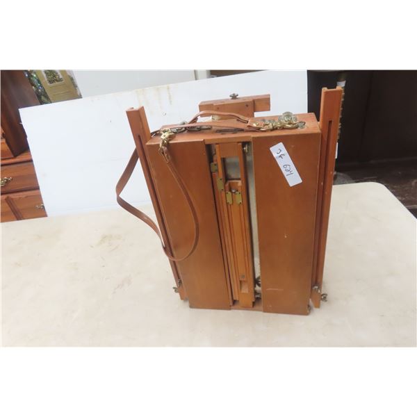 Vintage French Grumbacher Portable Wooden Artist’s Easel No. 286