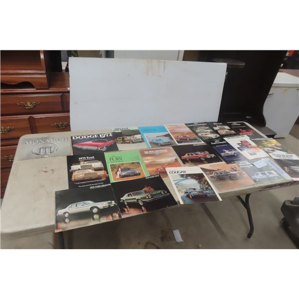 21 Auto Dealership Sales Brochures From the 1970s - Ford, Dodge, Chevy +