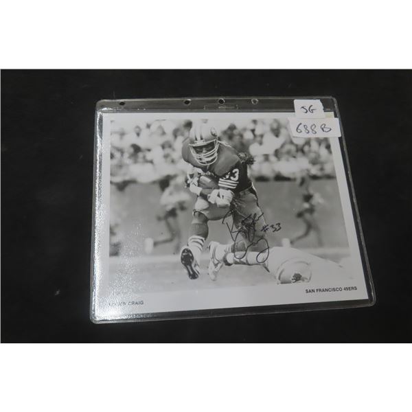Roger Craig Autographed San Francisco 49ers 8" x 10" Photo