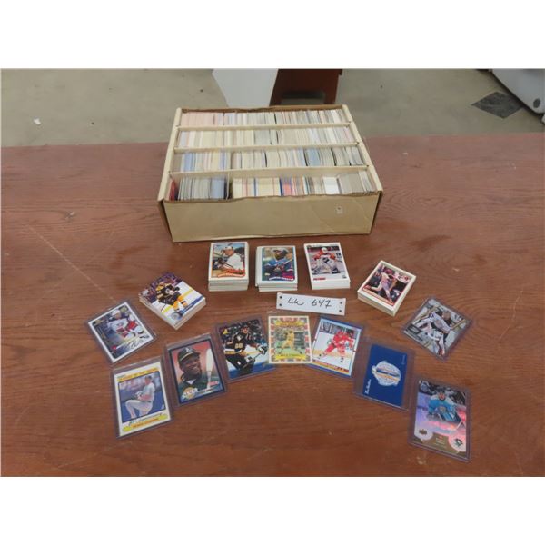 1,000+ Sports Cards: Baseball & Hockey