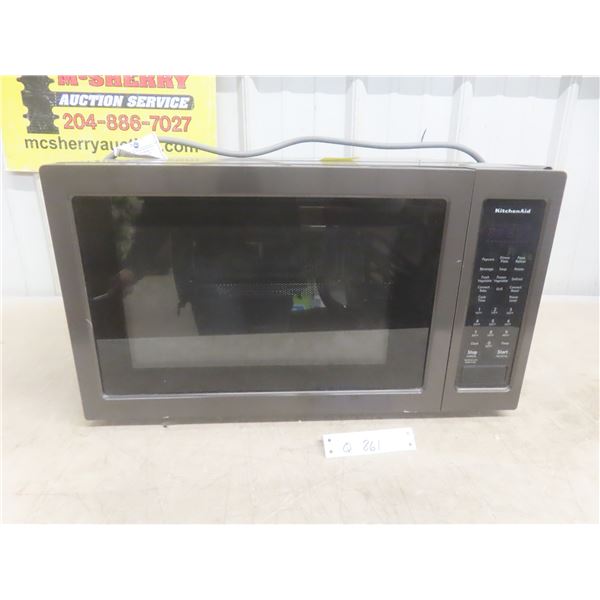 KitchenAid Microwave With Stainless Steel Interior, Works
