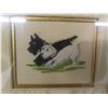 Image 7 : Ceramic Framed Petit Point, 13" x 11"; 2 Scotty Dogs Petit Point, 6 1/2" x 7"; Prince Philip Tin