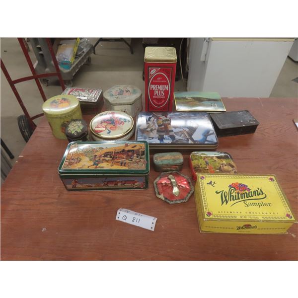 Collector Tins: Biscuit, Crackers, Candy