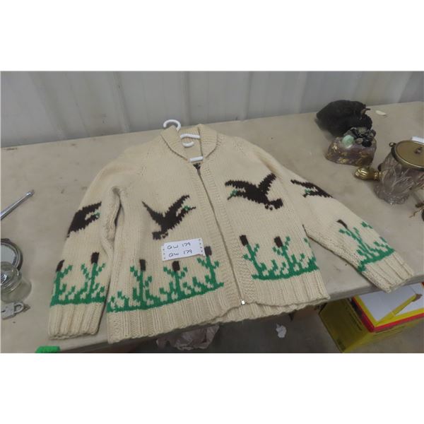 Wool Sweater Vintage, No Size Listed, Likely Large