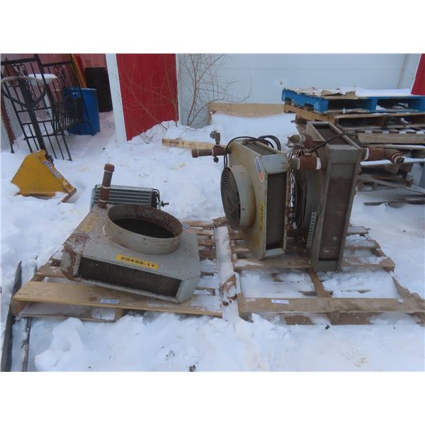 Pallet Lot of Commercial Heating and Cooling Fan Parts