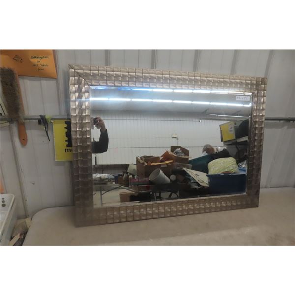 Beveled Decorative Mirror, 42-1/2" x 32-1/2"