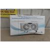 Image 1 : 9" Twin Window Fan With Remote, Open Box