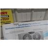 Image 3 : 9" Twin Window Fan With Remote, Open Box