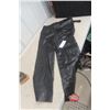 Image 1 : Daniel Leather Pants, Size 14
