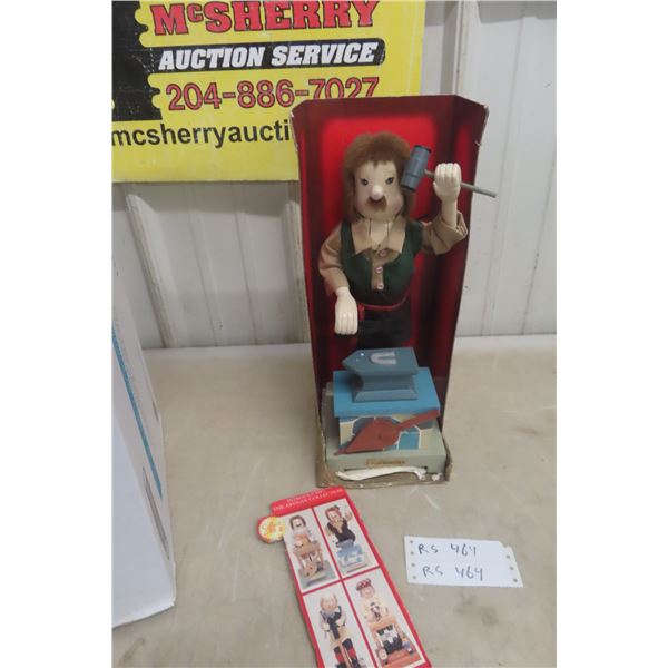 Blacksmith Artisan Nut Cracker, 14" Tall