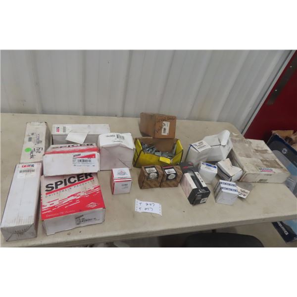 Auto Part, Universal Joint Receiver Drop, Valve Plug, Part # on Box