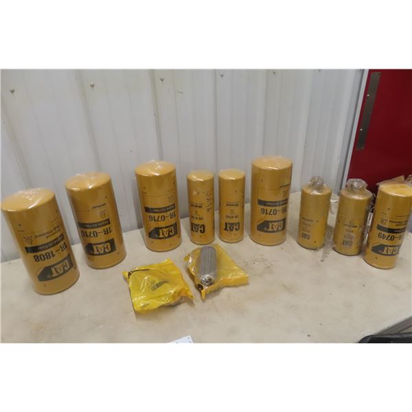 CAT Oil and Fuel Filters, 11 Pieces