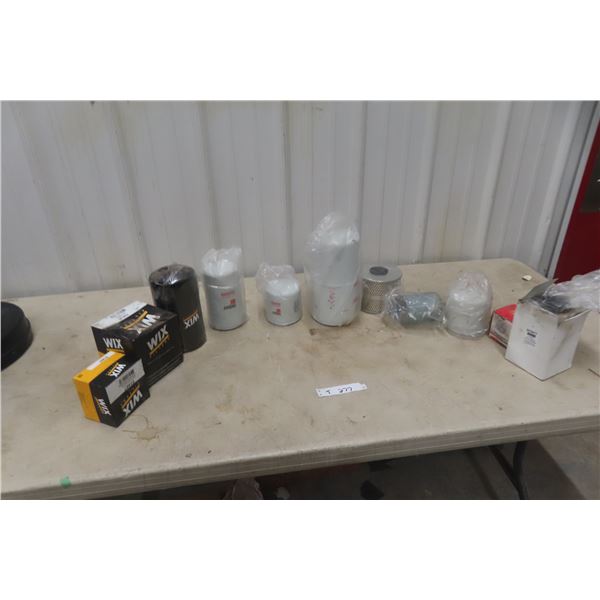 Wix and Fleetguard Oil and Fuel Filters, 10 Pieces