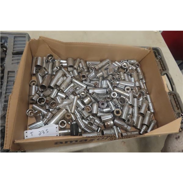 Quantity of Sockets, 1/2 Inch, 3/8 Inch, and 1/4 Inch