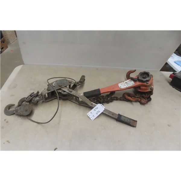 1.5 Ton Lever Hoist With Come-Along