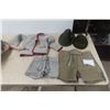 Image 1 : Vintage Lederhosen German Suede Shorts, Sweater, and 2 Felt Hats