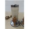 Image 2 : Antique Pair of Art Deco Desk Risqué Lamps, Working