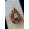 Image 2 : Vintage Pair Stained Glass Matching Hanging Light Fixtures