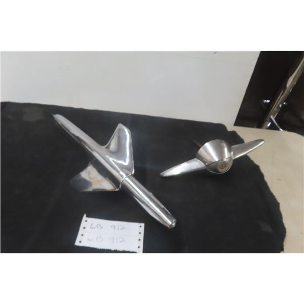 1954 Chevy Jet Plane Hood Emblem & 1935–39 Ford Coupe Sedan Trunk Lock