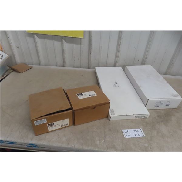 Mountain Plumbing Drinking Faucet With 16" Rectangular Riser Arms and Drain Shoe Kits