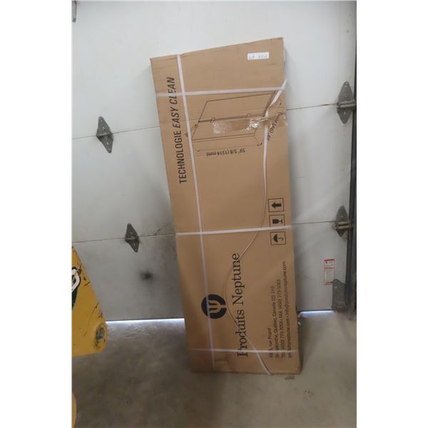 Produits Neptune Bathtub Door Kit Monza in Chrome, New Product, Warehouse Cleanup