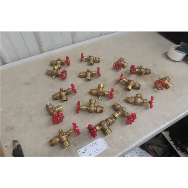 16 New Brass Taps