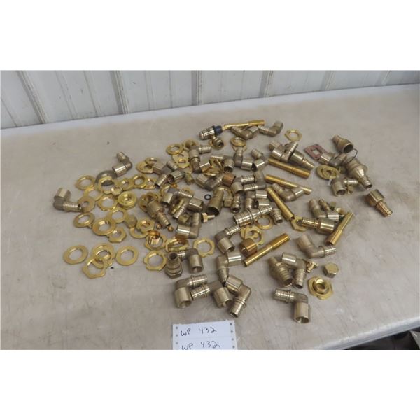 Quantity of Brass Fittings and Spacers
