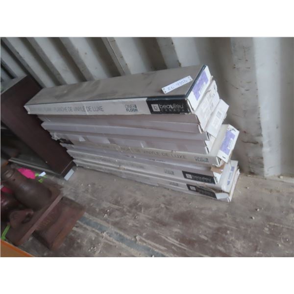 New Luxury Vinyl Plank Flooring, 13 Boxes Total 455 Square Feet