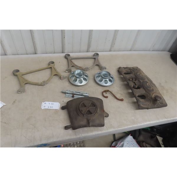 Chicken Feeder, Bar Rail Bracket, Stove Door, Dead Bolt and More