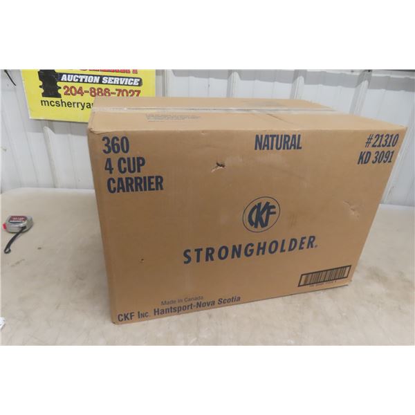StrongHolder 360X 4-Cup Carrier, Full Box