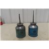Image 1 : 2 International Oil Squirt Cans With Nicholson Sheffield Diamond Wrench And Stoneware