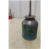 Image 3 : 2 International Oil Squirt Cans With Nicholson Sheffield Diamond Wrench And Stoneware