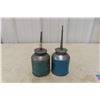 Image 4 : 2 International Oil Squirt Cans With Nicholson Sheffield Diamond Wrench And Stoneware