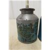 Image 6 : 2 International Oil Squirt Cans With Nicholson Sheffield Diamond Wrench And Stoneware