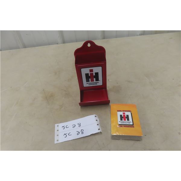 International Harvester Match Dispenser With Cards