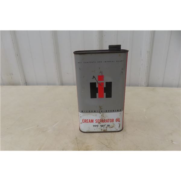 International Cream Separator Quart Oil Can