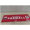 Image 1 : McCormick Farmall Modern Embossed Metal Sign, 13" x 42"