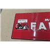Image 2 : McCormick Farmall Modern Embossed Metal Sign, 13" x 42"