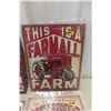 Image 4 : Lot Of International Harvester Metal Signs And Slogans 12" x 16"