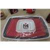 Image 2 : International Harvester Gift Lot With Tray, Cups, Piggy Bank, And Candle