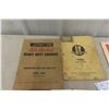 Image 4 : 8 Tractor And Implement Manuals Including International, Ford, And Wisconsin