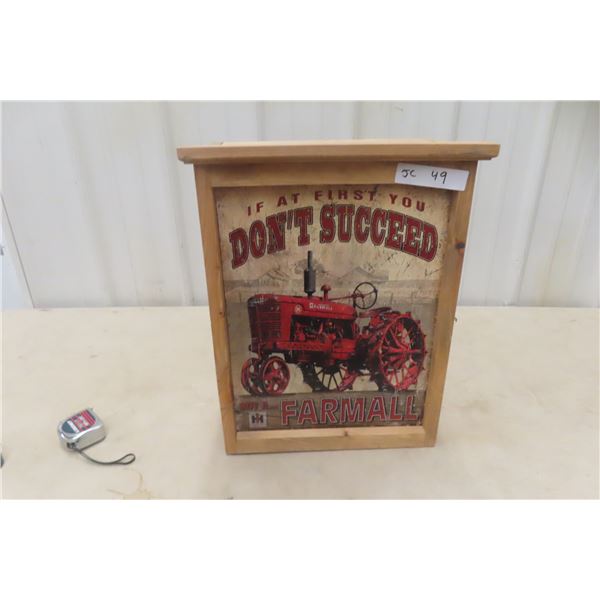 Wall Mount Modern Style Farmall Sign