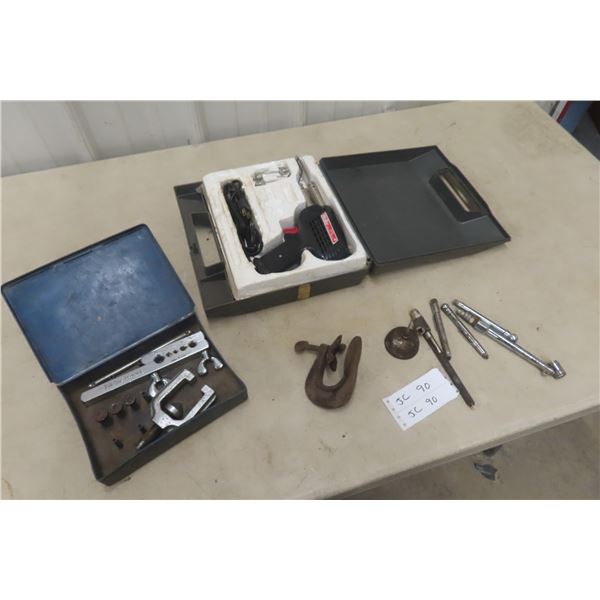 Tool Lot Including Weller Soldering Gun And Blue Point Flaring Tool