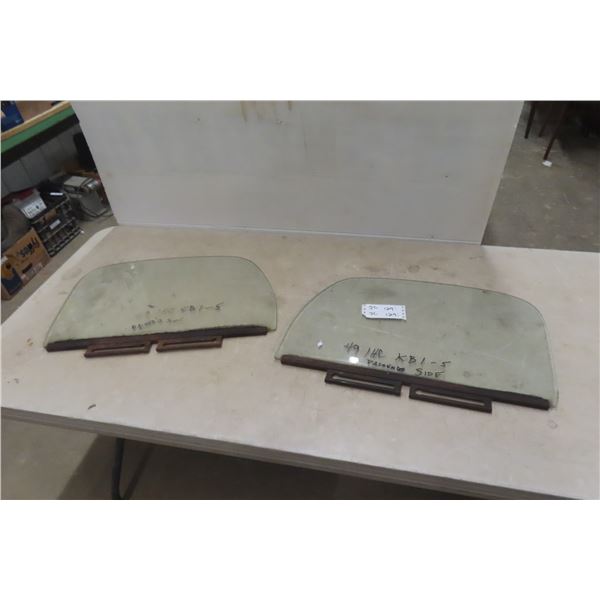 2 Windows From 1949 IHC KBI-5 Passenger/Driver Side