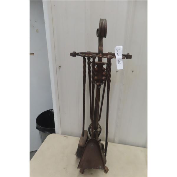 Wrought Iron Fireplace Tool Set