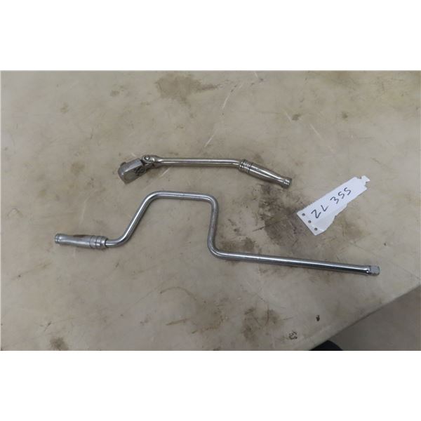 2 Snap-On 3/8" Ratchets With Speed Bar