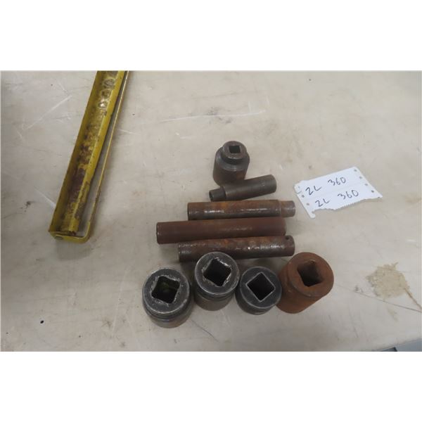 9-Piece Snap-On And MAC Impact Socket Set, 1/2" And 3/4" Drive